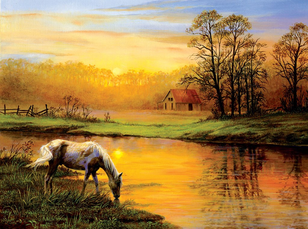 Pastoral Moment - 1000pc Jigsaw Puzzle by Sunsout