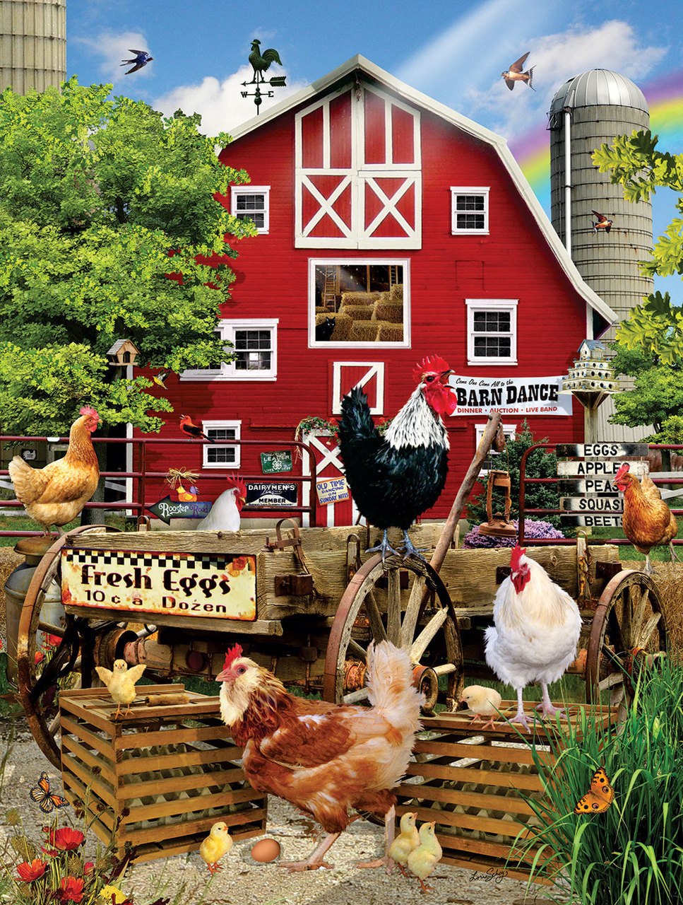 Fresh Eggs - 500pc Jigsaw Puzzle by Sunsout