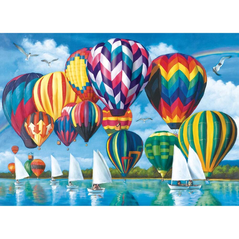 Hot Air Balloons - 1000pc Jigsaw Puzzle by Lafayette Puzzle Factory
