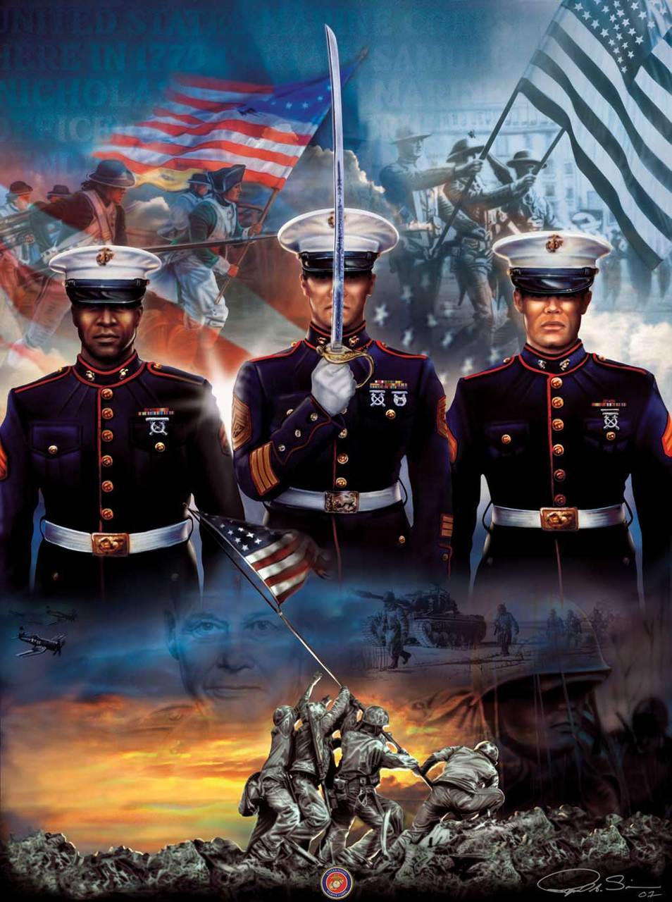 The Few and the Proud - 1000pc Jigsaw Puzzle By Sunsout