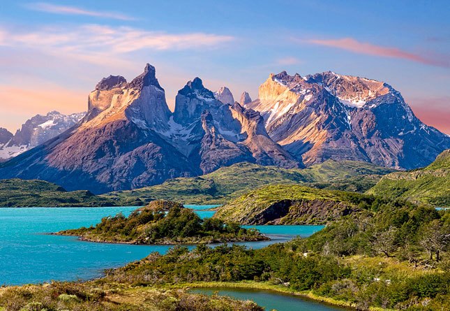 Torres del Paine, Patagonia, Chile - 1500pc Jigsaw Puzzle by Castorland
