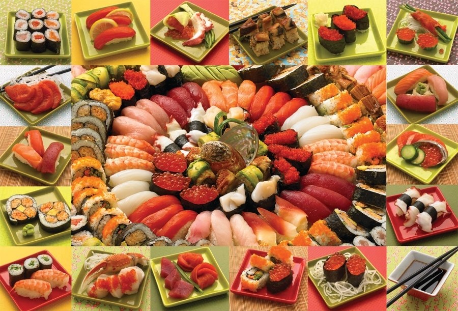 Plenty of Sushi - 2000pc Jigsaw Puzzle by Cobble Hill