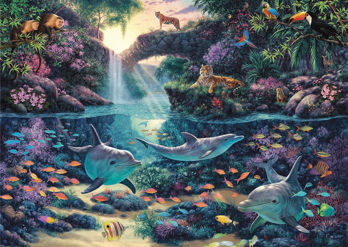 Jungle Paradise - 3000pc Jigsaw Puzzle by Anatolian