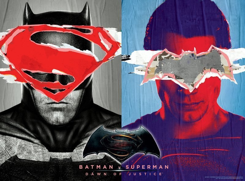 Batman vs. Superman - 1000pc Glow-in-the-Dark Jigsaw Puzzle by Buffalo Games