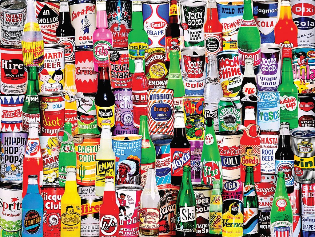 Soda Pop - 1000pc Jigsaw Puzzle by White Mountain