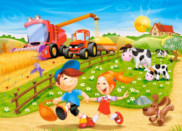 Summer in the Countryside - 60pc Jigsaw Puzzle By Castorland