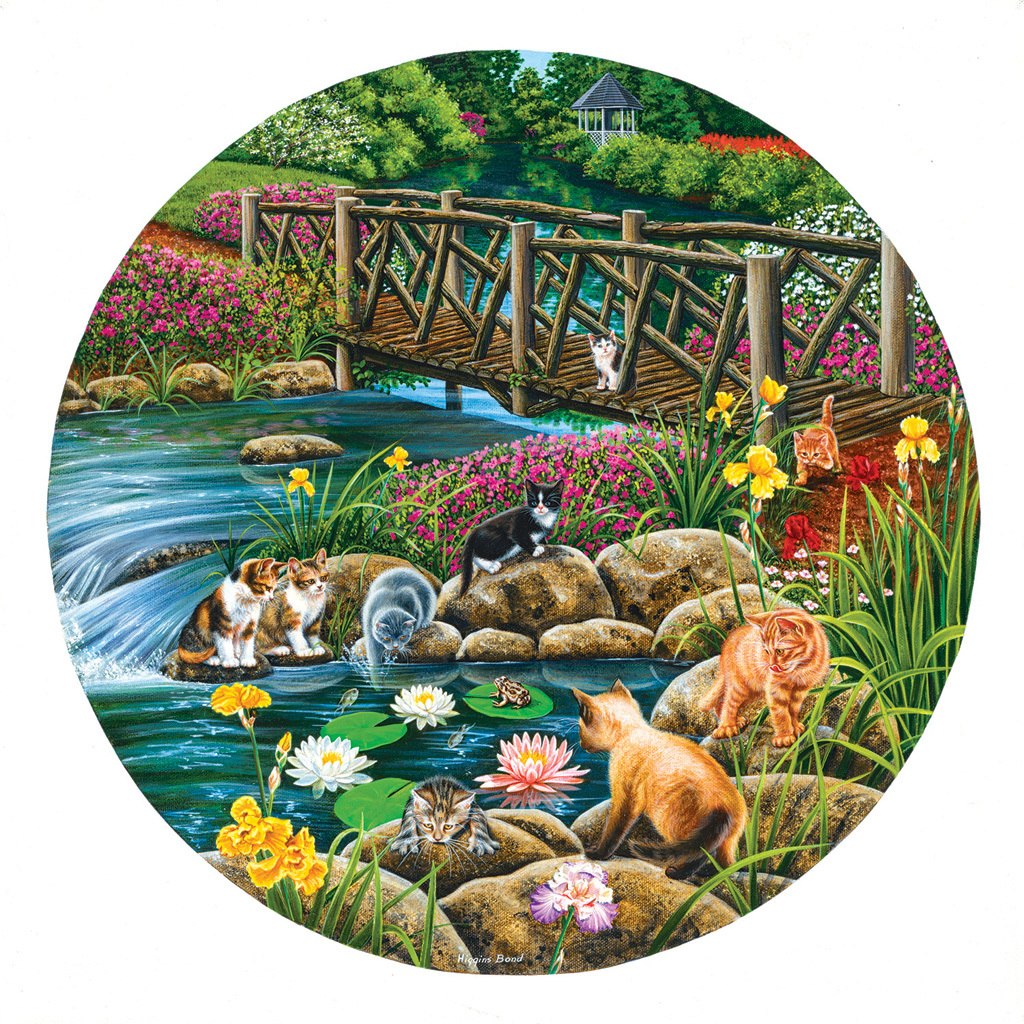 Field Cats - 1000pc Jigsaw Puzzle by SunsOut