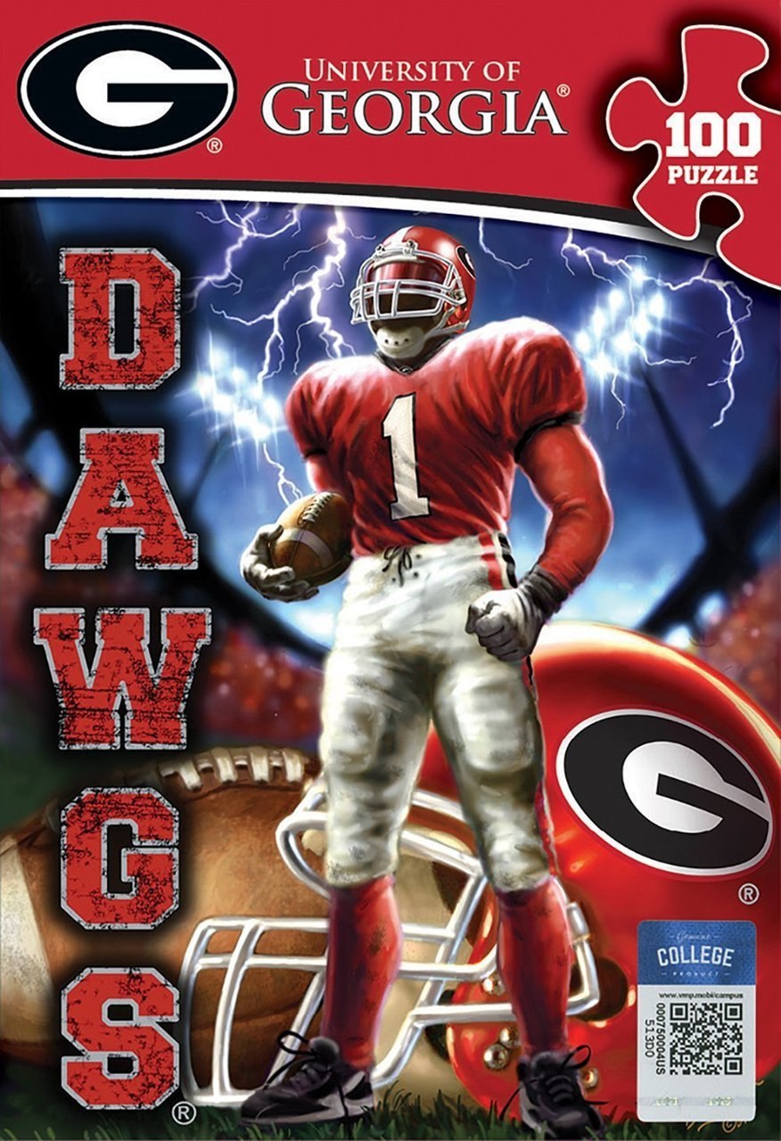 NCAA: Georgia 100PC Puzzle - 100pc Jigsaw Puzzle by Masterpieces