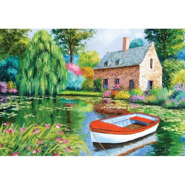 Summer Times: The House Pond - 500pc Jigsaw Puzzle by Holdson  			  					NEW