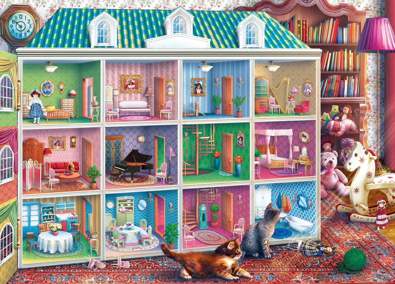 Sophia's Dollhouse - 1000pc Jigsaw Puzzle by Masterpieces  			  					NEW