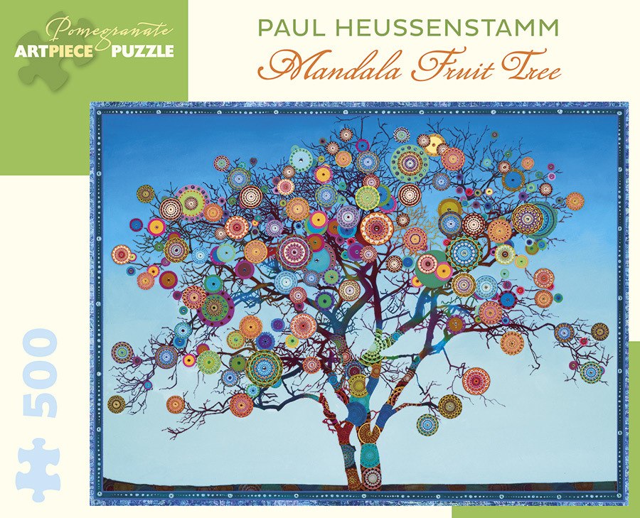 Heussenstamm: Mandala Fruit Tree - 500pc Jigsaw Puzzle by Pomegranate  			  					NEW - image 1