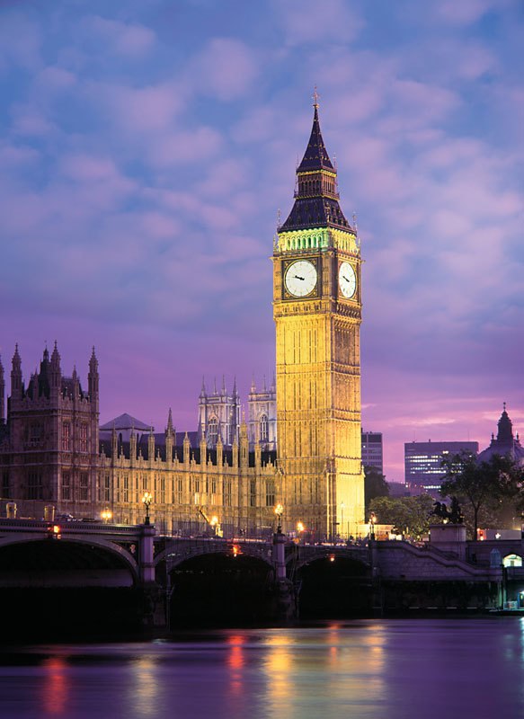 Big Ben, London - 500pc Glow in the Dark Jigsaw Puzzle By Tomax