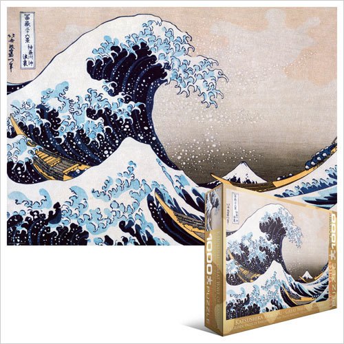 Hokusai: Great Wave of Kanagawa - 1000pc Jigsaw Puzzle by Eurographics