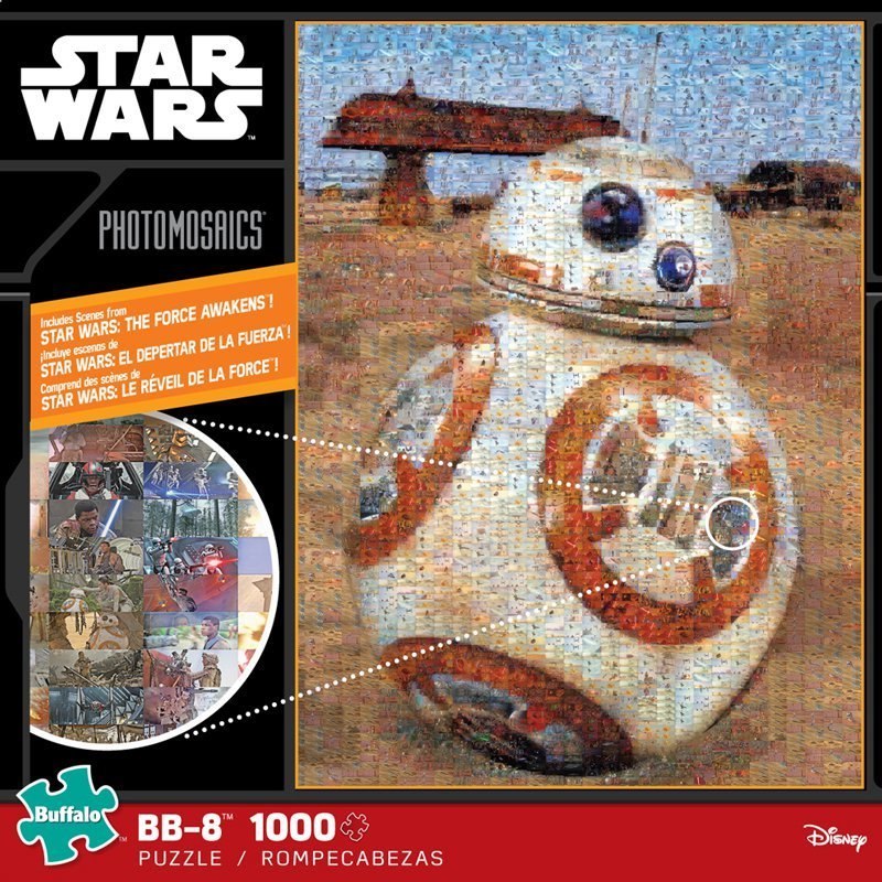 Star Wars: Episode VII BB-8 - 1000pc Photomosaic Jigsaw Puzzle by Buffalo Games - image 1