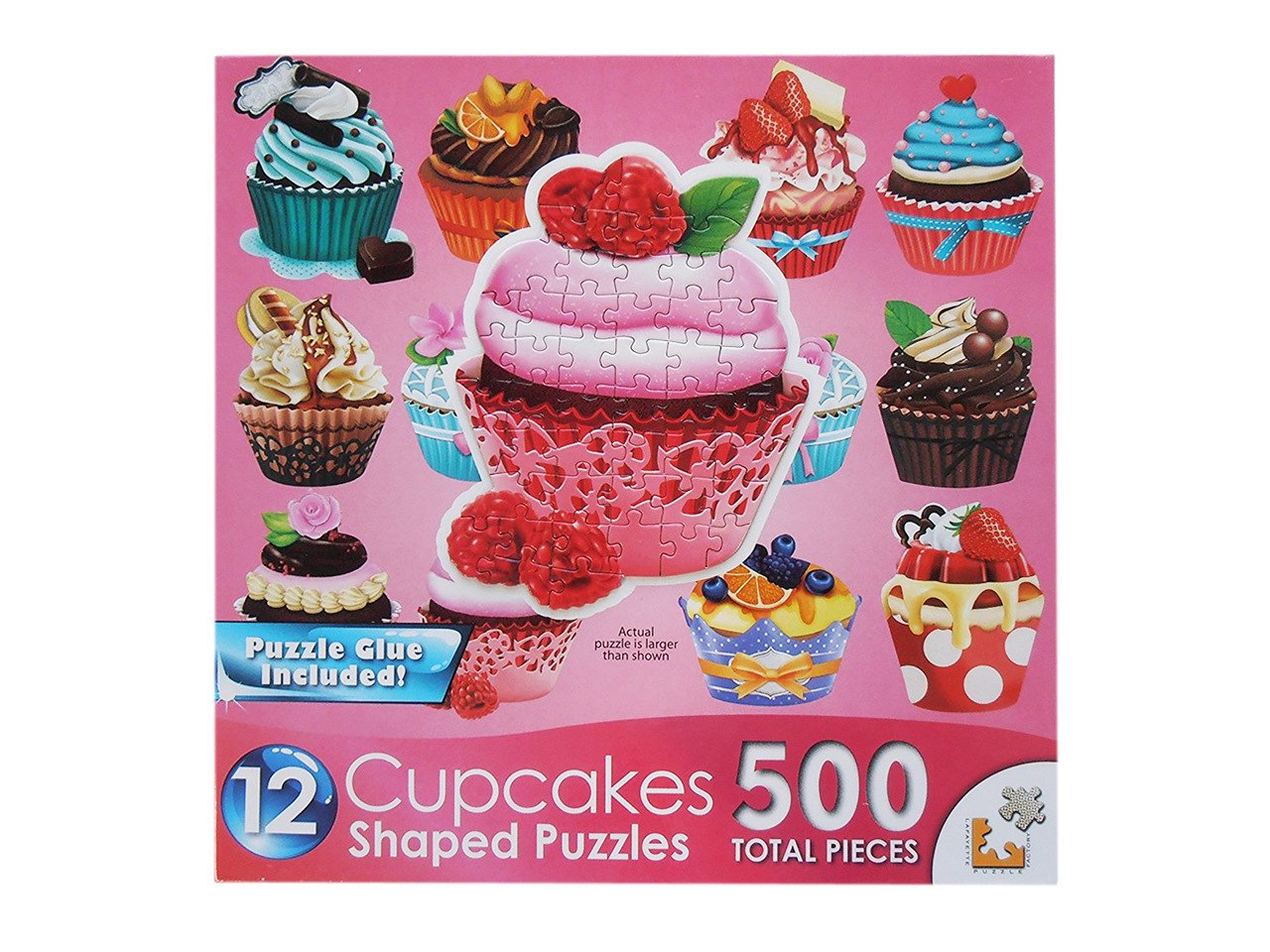 Cupcakes Multipack - 500pc Shaped Jigsaw Puzzle by Lafayette Puzzle Factory - image 1