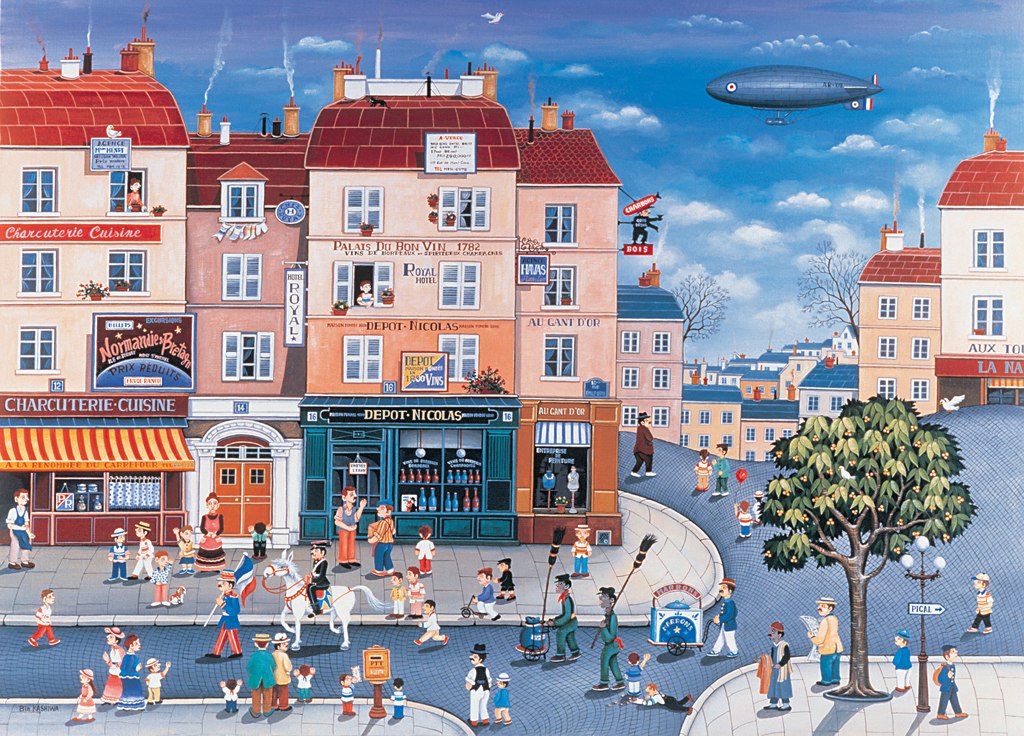 Main Street - 2000pc Jigsaw Puzzle by Tomax