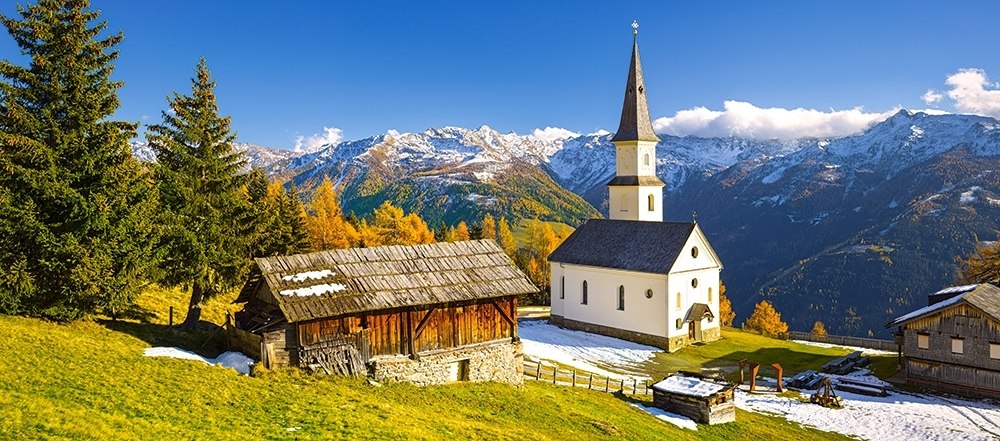 Church Marterle, Carinthia, Austria - 600pc Jigsaw Puzzle By Castorland  			  					NEW