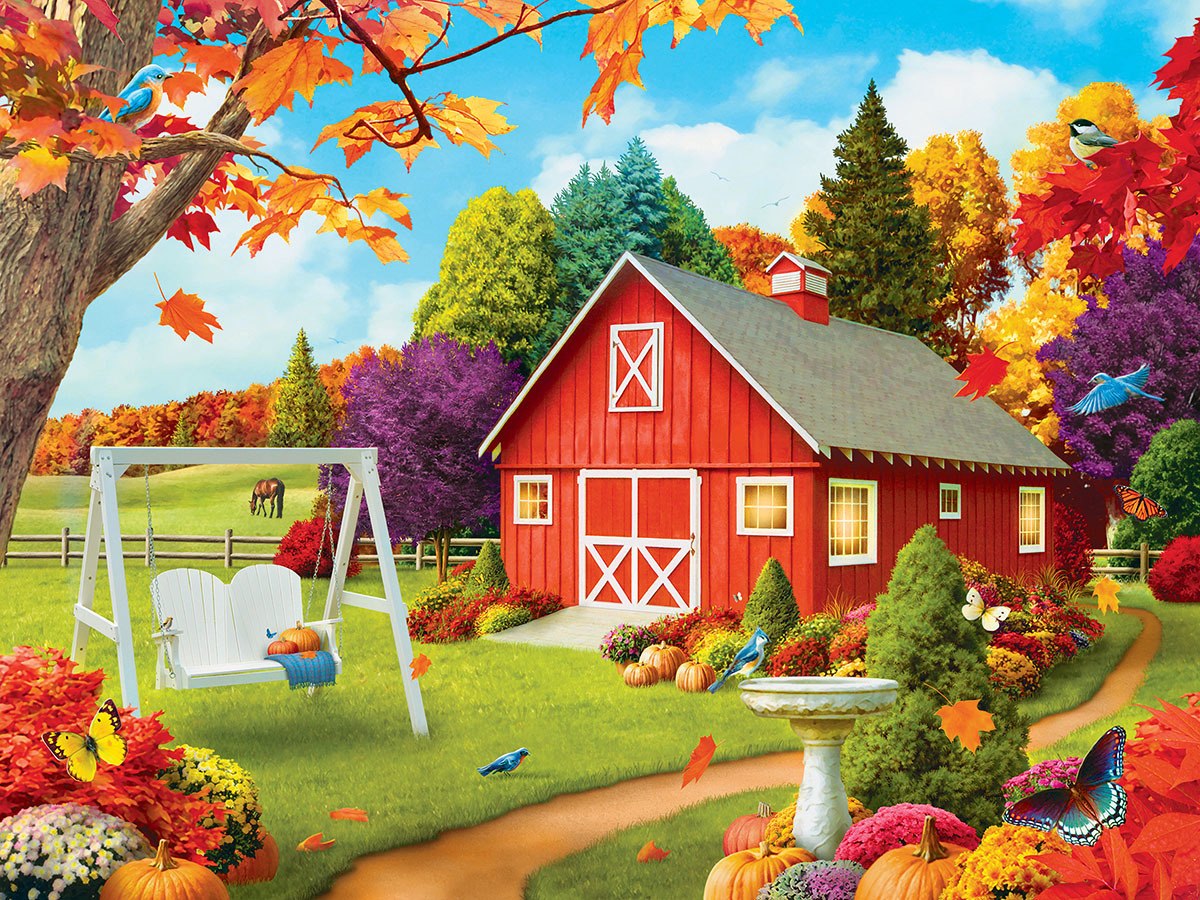Harvest Breeze - 300pc EzGrip Jigsaw Puzzle by Masterpieces  			  					NEW