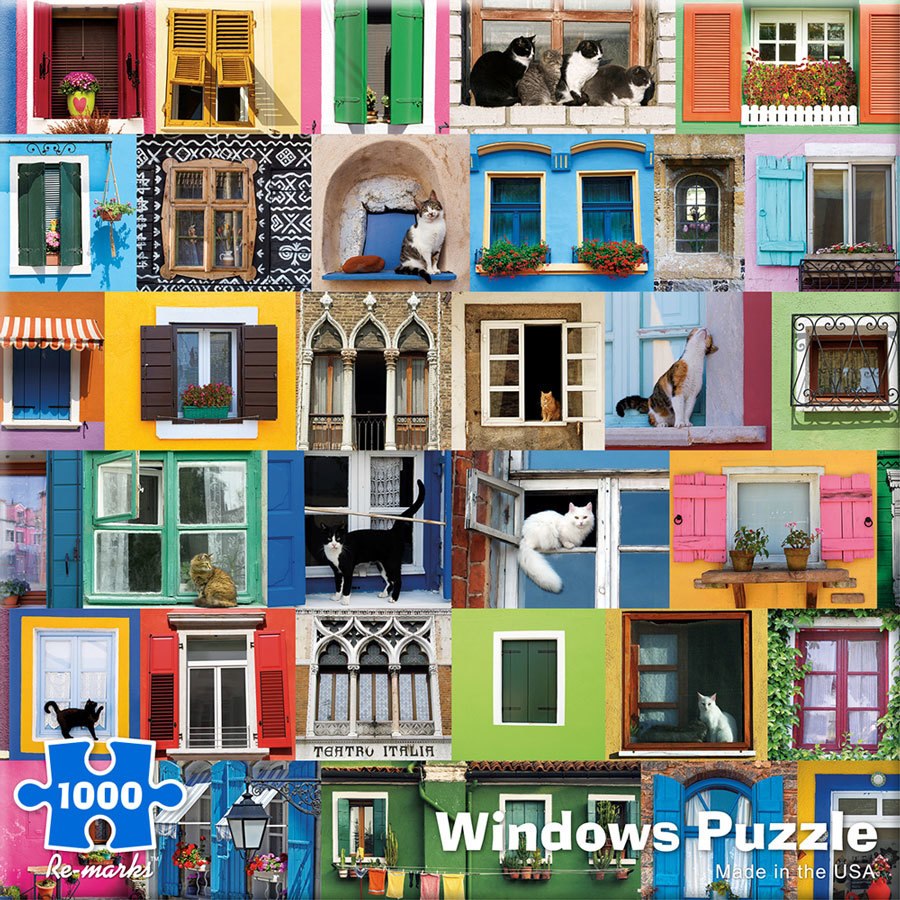 Windows - 1000pc Jigsaw Puzzle By Re-marks  			  					NEW
