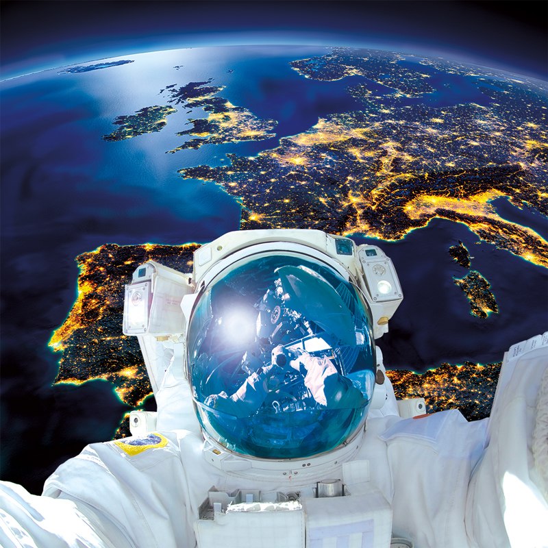 Space Selfie - 300pc Large Format Jigsaw Puzzle by Buffalo Games  			  					NEW