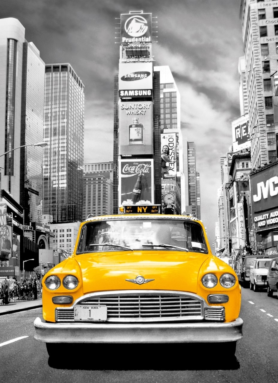 Platinum Collection: New York Taxi - 1000pc Jigsaw Puzzle by Clementoni  			  					NEW