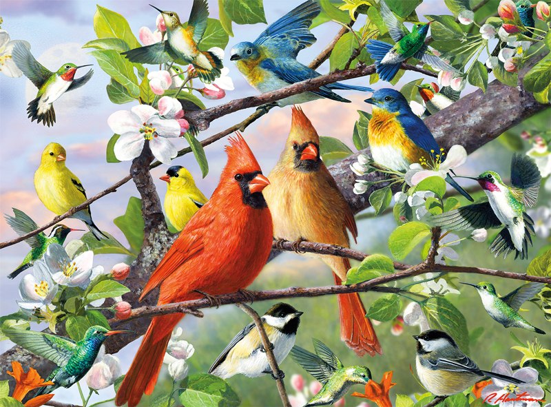 Hautman Brothers: Sitting Pretty - 1000pc Jigsaw Puzzle by Buffalo Games  			  					NEW