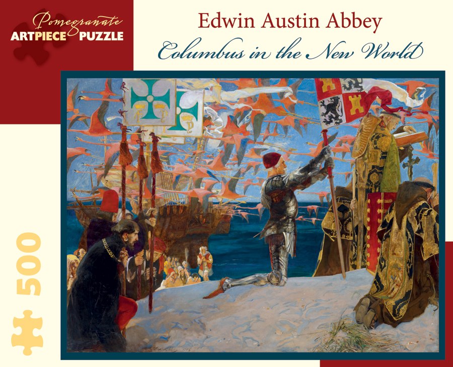 Abbey: Columbus in the New World - 500pc Jigsaw Puzzle by Pomegranate  			  					NEW