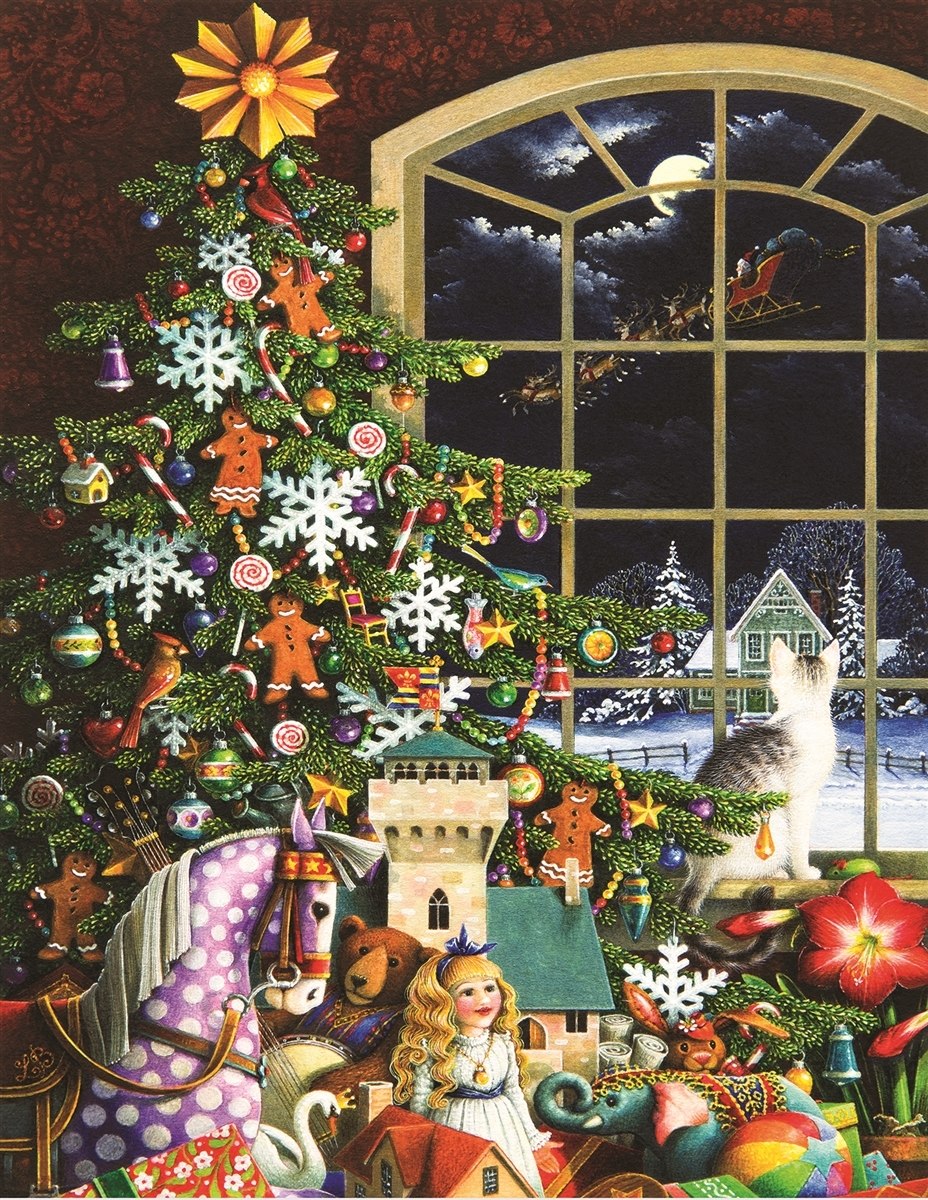 Santa's Visit - 500pc Jigsaw Puzzle By Springbok  			  					NEW