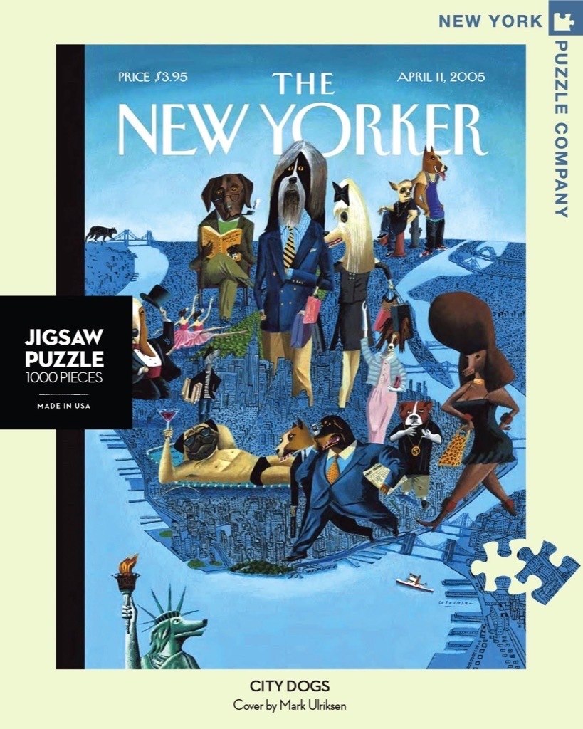 City Dogs - 1000pc Jigsaw Puzzle by New York Puzzle Company  			  					NEW - image 1