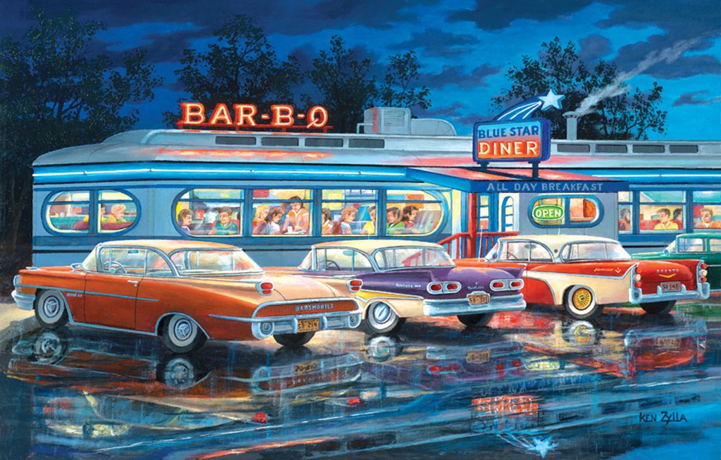 Dining Out - 1000pc Jigsaw Puzzle by SunsOut