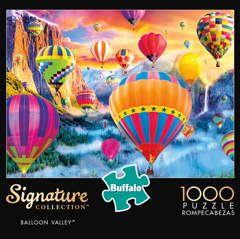 Balloon Valley - 1000pc Jigsaw Puzzle by Buffalo Games  			  					NEW - image 1