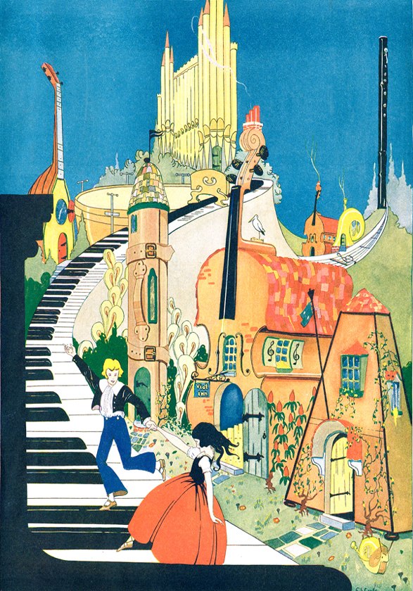 Dancing Duet - 300pc Large Format Music Jigsaw Puzzle by New York Puzzle Co.