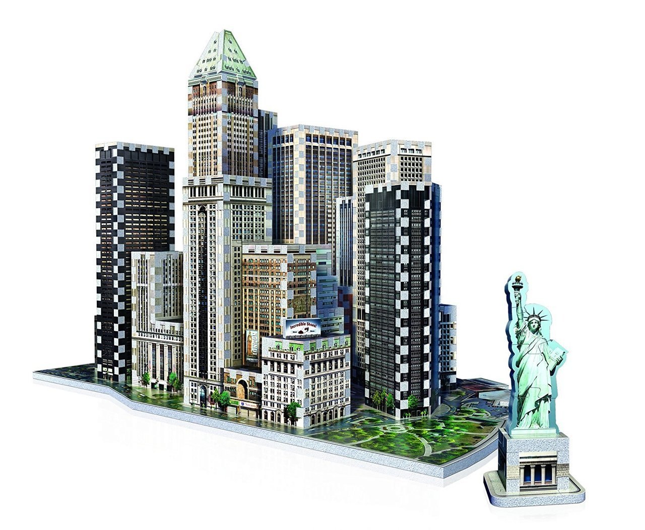 Downtown Financial District - 925pc 3D Puzzle by Wrebbit