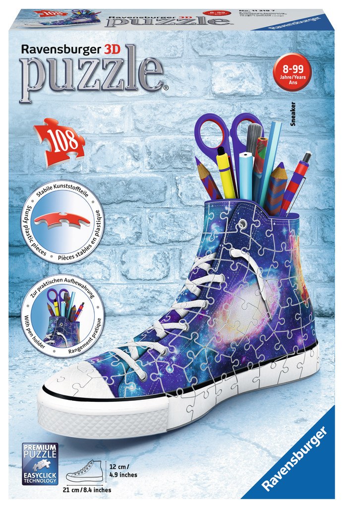 Sneaker: Galaxy - 108pc 3D Jigsaw Puzzle By Ravensburger  			  					NEW - image 1