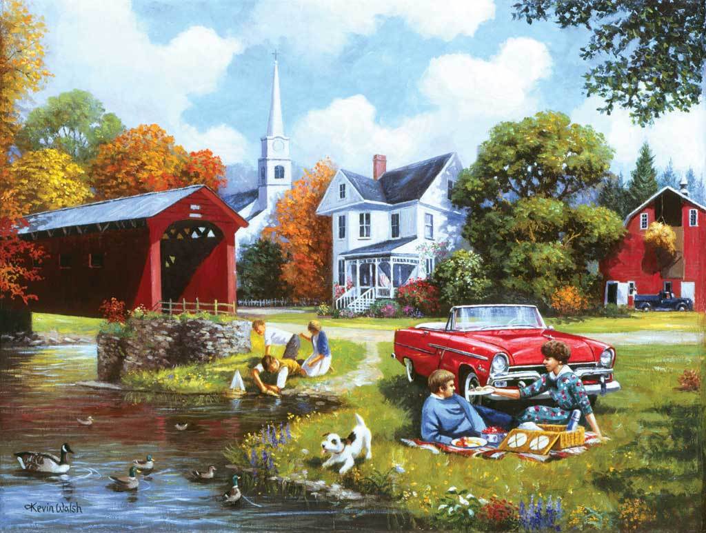 Lazy Days - 300pc Large Format Jigsaw Puzzle by Sunsout
