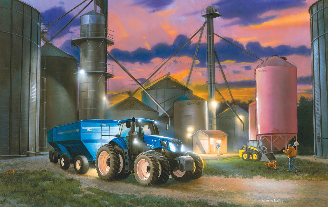 Blue Night - 550pc Jigsaw Puzzle by SunsOut