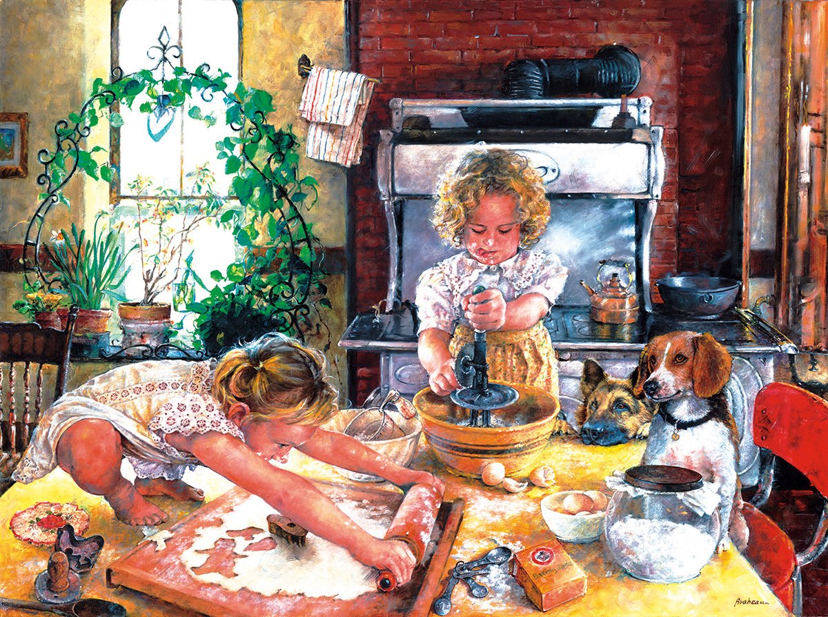 The Little Bakers - 300pc Jigsaw Puzzle by Sunsout