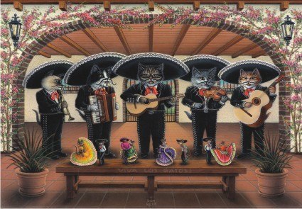 Mariachi Meowsic - 260pc Jigsaw Puzzle by Anatolian
