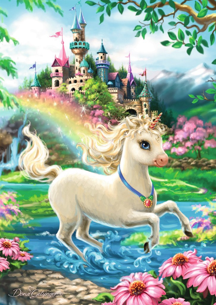Unicorn Castle - 35pc Jigsaw Puzzle by Ravensburger