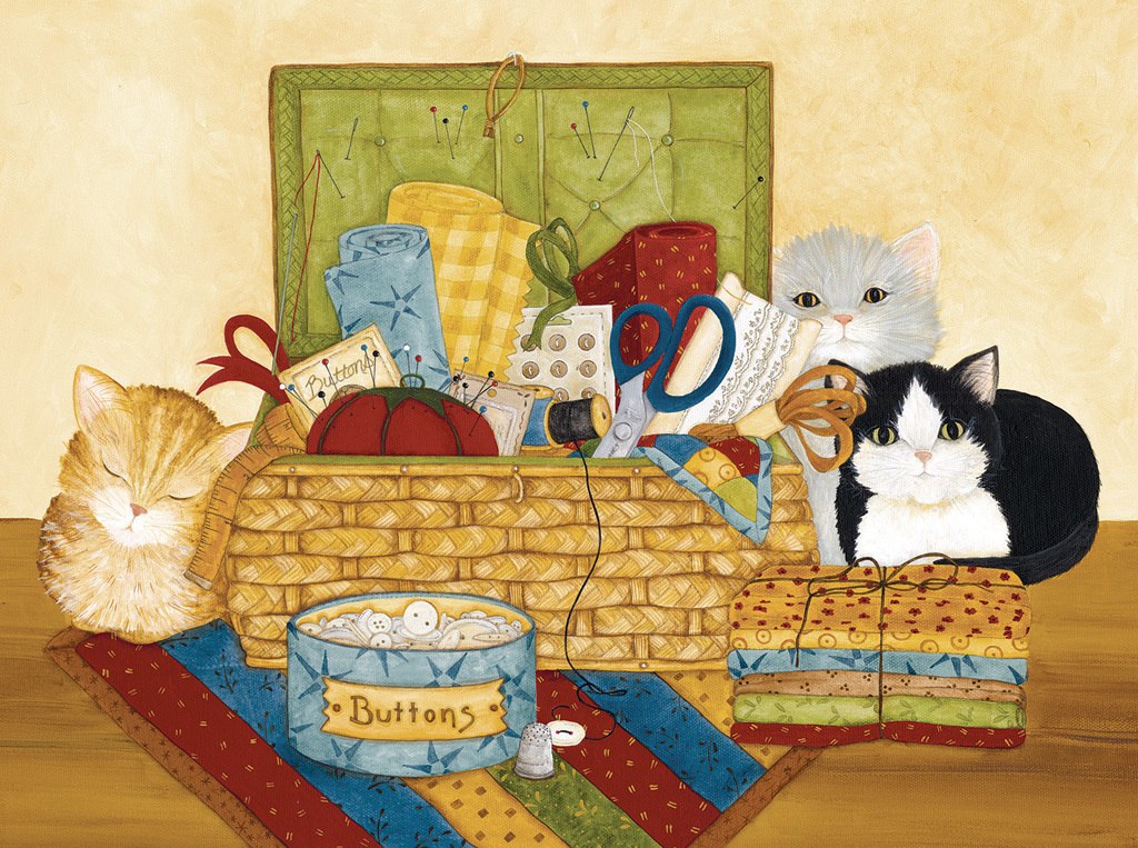 Cute as a Button - 1000pc Jigsaw Puzzle by SunsOut