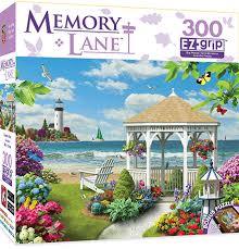 Memory Lane: Oceanside View - 300pc EZ Grip Jigsaw Puzzle By Masterpieces