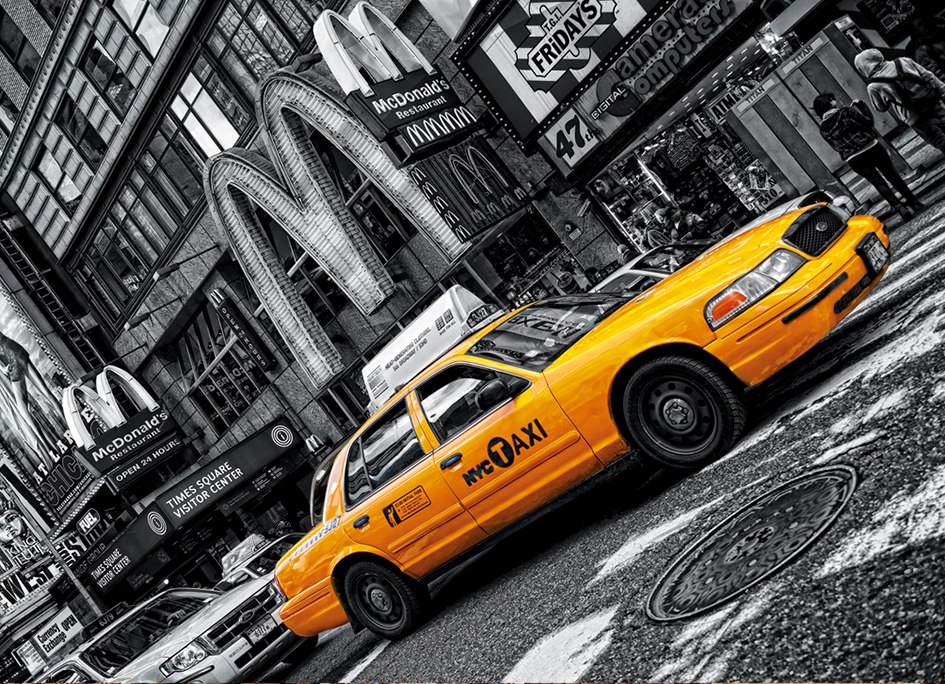 NY Taxi - 1000pc Jigsaw Puzzle by Clementoni