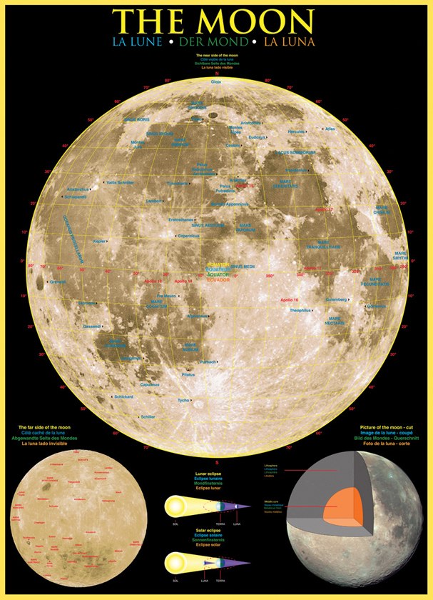 The Moon - 1000pc Jigsaw Puzzle by Eurographics