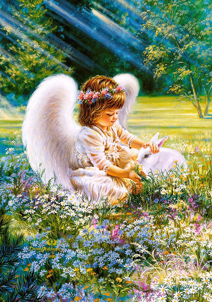 An Angel's Care - 500pc Jigsaw Puzzle by Castorland  			  					NEW