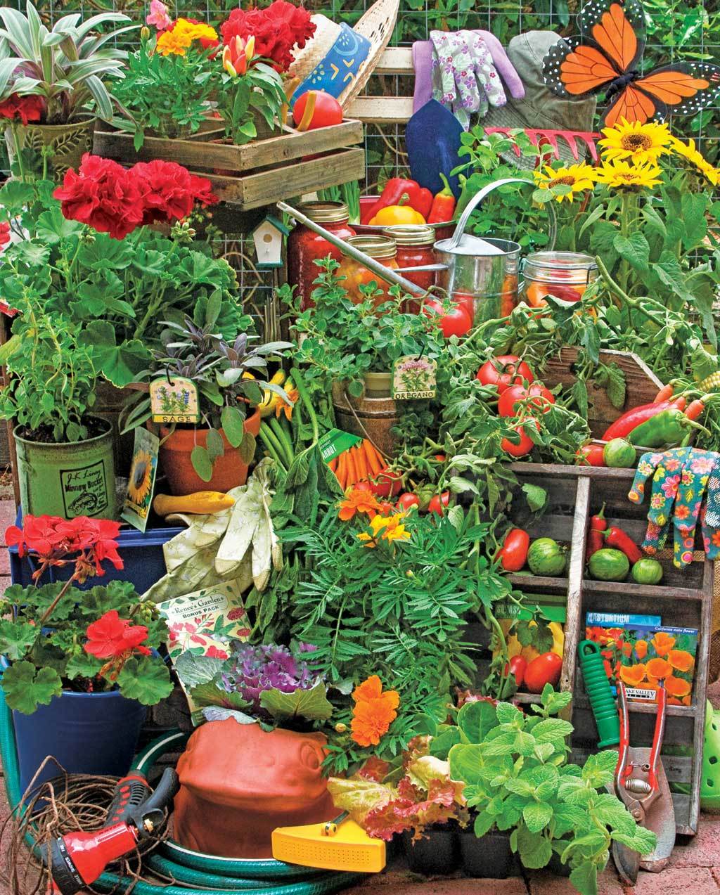 Garden Delights - 1000pc Spring Jigsaw Puzzle by Springbok