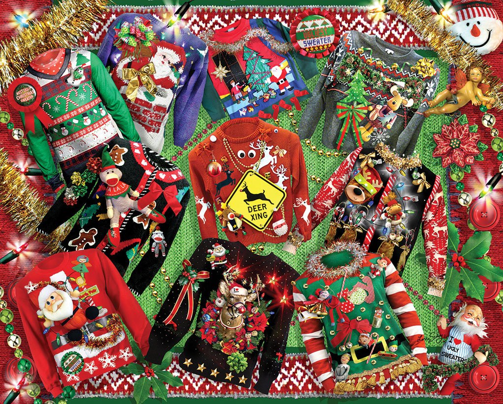 Ugly Sweaters - 1000pc Jigsaw Puzzle by White Mountain