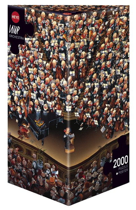 Loup: Orchestra - 2000pc Jigsaw Puzzle By Heye  			  					NEW - image 1