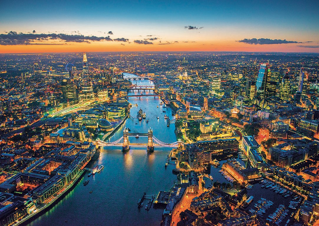 London Aerial View - 1500pc Jigsaw Puzzle by Educa