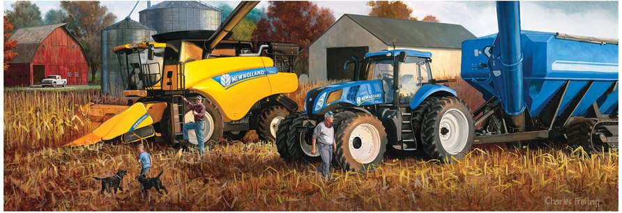 Harvest of Gold - 500pc Jigsaw Puzzle By Sunsout