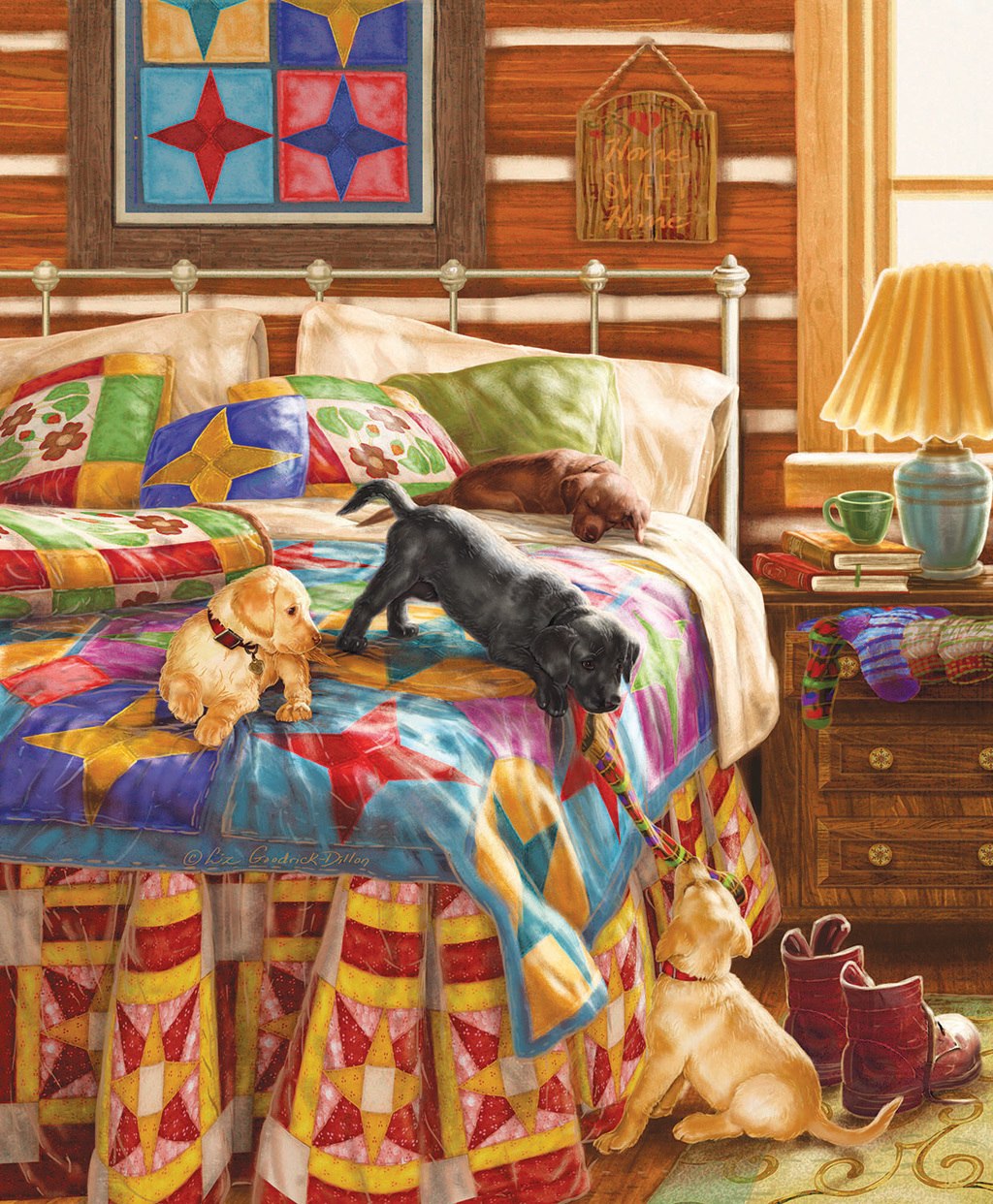 Bedtime Battle - 1000pc Jigsaw Puzzle by Sunsout